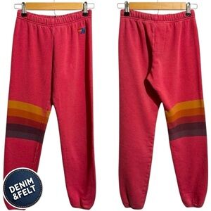 Aviator Nation VINTAGE Women’s Rainbow 5 Stripe
Sweatpants/Joggers | RARE!!🔥